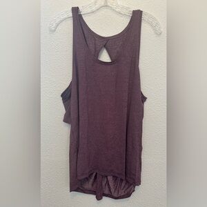 Lululemon Hold & Let Flow Tank Heathered Black Cherry Top Shirt *Est size M 8